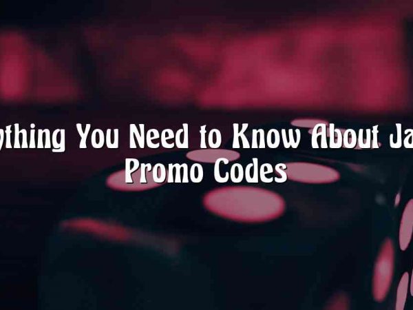 Everything You Need to Know About Jackbit Promo Codes